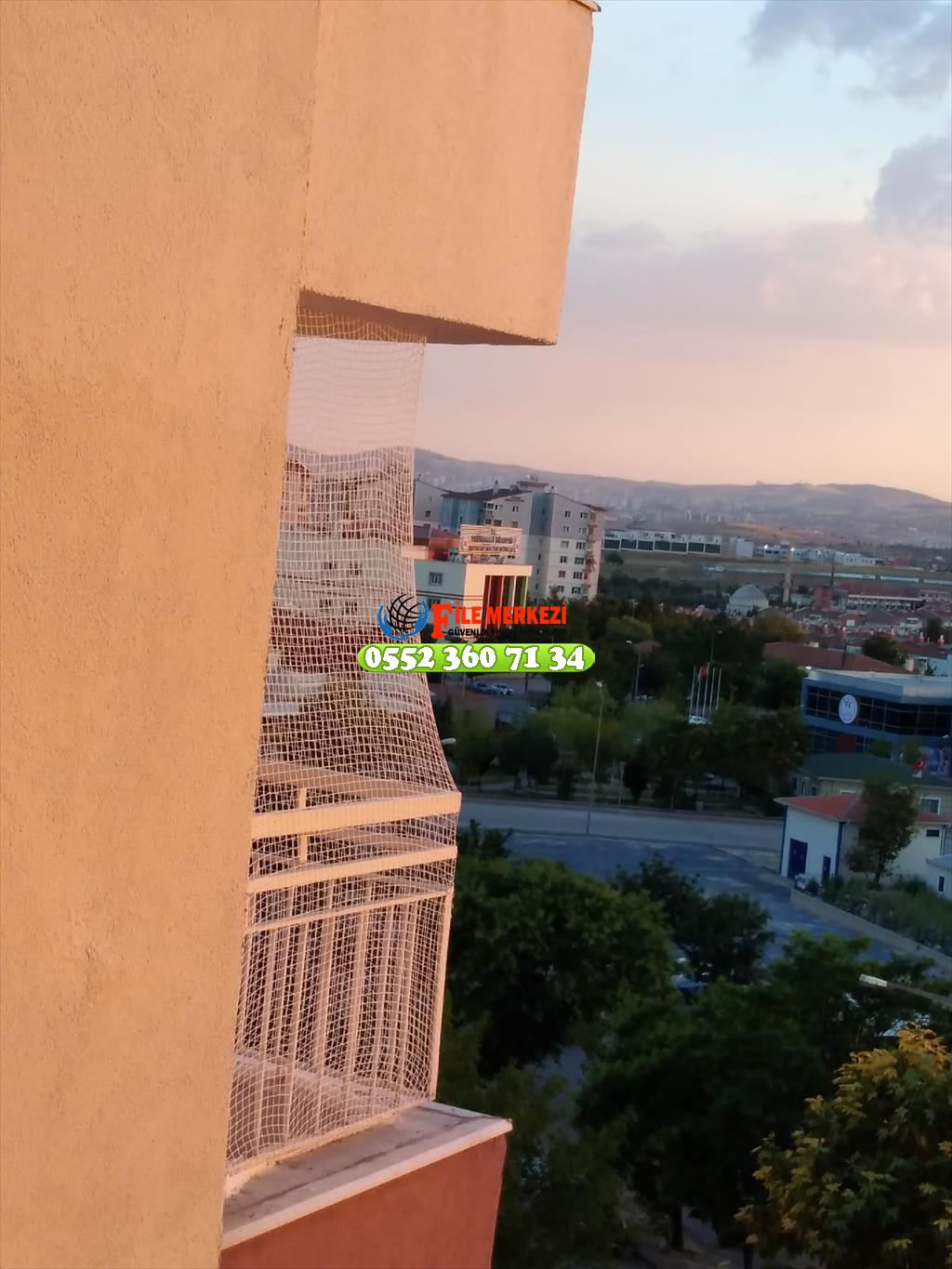 Ankara Balkon Filesi Kuş Filesi Teras Filesi Merdiven Filesi Apartman Filesi 0541 165 06 58