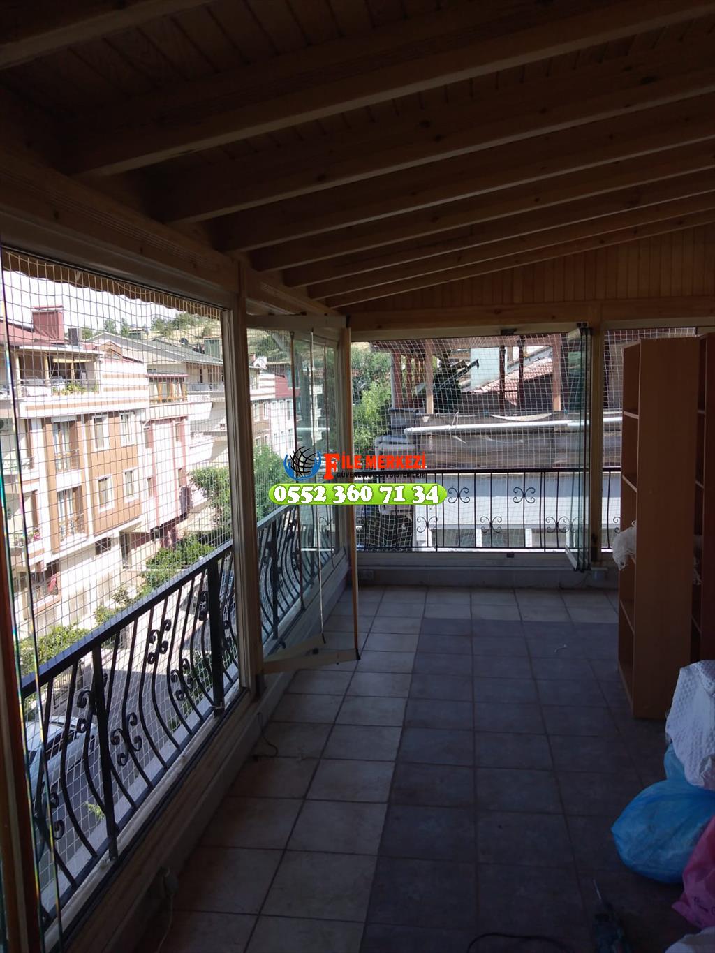 Ankara Balkon Filesi Kuş Filesi Teras Filesi Merdiven Filesi Apartman Filesi 0541 165 06 58